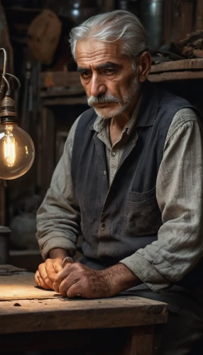 blacksmith,tinsmith,metalsmith,elderly man,a carpenter,geppetto,merchant,old trading stock market,shoemaking,silversmith,watchmaker,craftsman,shoemaker,pensioner,steelworker,old age,old man,luthier,woodworker,carpenter,Photography,General,Natural