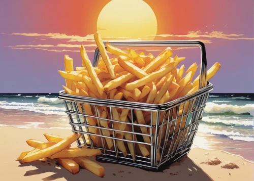 fries,french fries,colored pencil background,chips,potato fries,pommes dauphine,with french fries,bread fries,belgian fries,friesalad,friench fries,deep fryer,summer foods,store icon,fish chips,fish and chips,summer clip art,chicken fries,shopping cart icon,fish and chip,Illustration,American Style,American Style 06