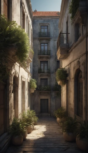 violet evergarden,apartment house,an apartment,ancient rome,narrow street,ancient city,aventine hill,old city,riad,townhouses,hashima,rome 2,athens,apartment complex,courtyard,ancient house,old town,ancient roman architecture,apartment block,apartment building,Conceptual Art,Fantasy,Fantasy 11