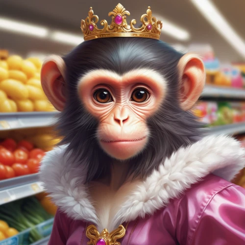 shopping icon,monkey banana,shopkeeper,primate,barbary monkey,macaque,barbary ape,grocer,ape,supermarket,monkey,primates,chimpanzee,shopping icons,store icon,minimarket,rhesus macaque,grocery,japan macaque,the monkey,Conceptual Art,Fantasy,Fantasy 03