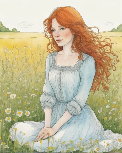 chamomile in wheat field,meadow in pastel,meadow,summer meadow,mayweed,meadow daisy,dandelion meadow,kate greenaway,dandelion field,girl lying on the grass,eglantine,wild meadow,lily of the field,clover meadow,jessamine,spring meadow,meadow play,girl in the garden,meadow clover,prairie,Illustration,Black and White,Black and White 13