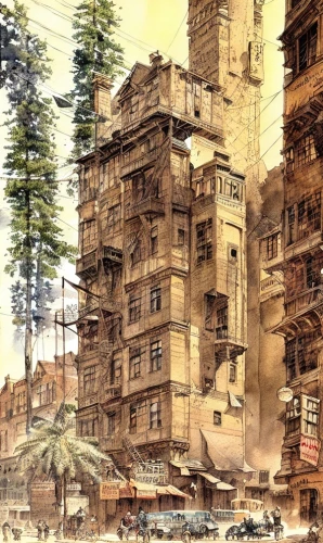 cairo,the cairo,mumbai,makkah,watercolor painting,world digital painting,watercolor sketch,watercolor,amman,cahill expressway,lebanon,watercolor shops,watercolour,coffee watercolor,nairobi,damascus,by chaitanya k,yemeni,addis ababa,destroyed city,Art sketch,Art sketch,Traditional