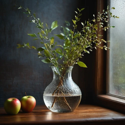 glass vase,glass jar,windowsill,still life photography,flower vase,vase,autumn still life,window sill,flower vases,ikebana,verrine,glass container,still life of spring,vintage lantern,vases,copper vase,terrarium,summer still-life,glass containers,winter window,Photography,General,Fantasy