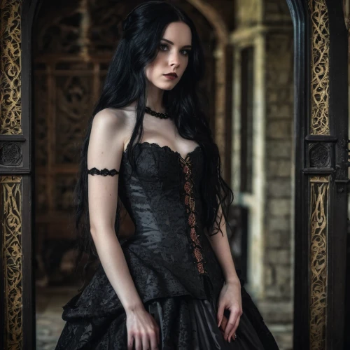 gothic dress,gothic fashion,gothic portrait,gothic woman,gothic style,gothic,dark gothic mood,goth woman,victorian style,celtic queen,victorian lady,elven,goth whitby weekend,vampire woman,gothic architecture,ball gown,goth like,victorian,vampire lady,caerula,Illustration,Realistic Fantasy,Realistic Fantasy 46