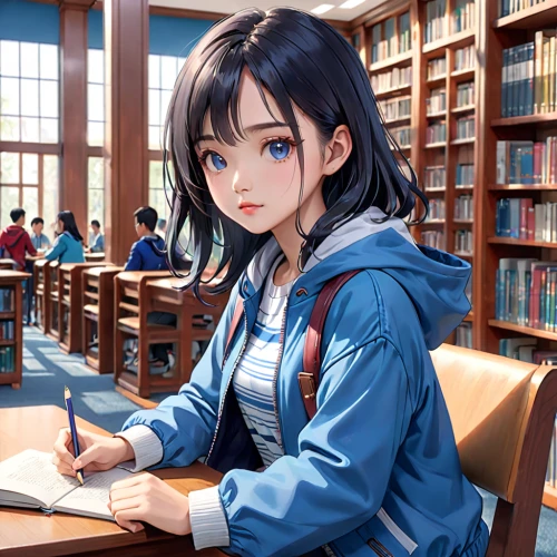 girl studying,tutor,study room,scholar,tutoring,student,classroom,study,librarian,to study,reading,author,academic,bookworm,writing-book,studying,library book,schoolgirl,classroom training,girl at the computer,Anime,Anime,General