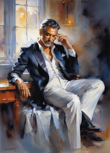italian painter,man talking on the phone,artist portrait,oil painting,oil painting on canvas,romantic portrait,men sitting,black businessman,man on a bench,thinking man,self-portrait,elderly man,male poses for drawing,smoking man,man with saxophone,abdel rahman,artistic portrait,man thinking,art painting,persian poet,Conceptual Art,Oil color,Oil Color 03