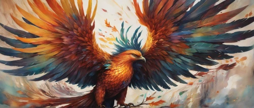 phoenix rooster,phoenix,gryphon,garuda,firebird,fawkes,griffon bruxellois,eagle illustration,eagle,flame spirit,griffin,scarlet macaw,harpy,bird painting,imperial eagle,bird of paradise,feathers bird,color feathers,pegasus,archangel,Illustration,Paper based,Paper Based 04