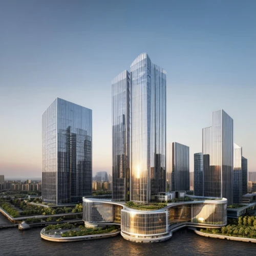 tianjin,skyscapers,zhengzhou,shenyang,chongqing,pudong,tallest hotel dubai,inlet place,largest hotel in dubai,urban towers,nanjing,hongdan center,international towers,renaissance tower,huangpu river,danyang eight scenic,costanera center,shanghai,barangaroo,residential tower,Architecture,Skyscrapers,Futurism,Futuristic 18