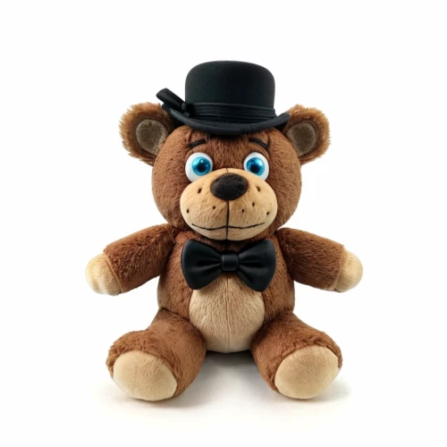 scandia bear,3d teddy,bear teddy,teddy roosevelt terrier,plush bear,teddy,teddy-bear,top hat,stuff toy,teddybear,fedora,stovepipe hat,teddy bear,cudle toy,brown hat,lincoln,trilby,bowler hat,cuddly toys,toy dog