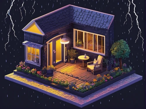 thunderstorm,houses clipart,rainstorm,house insurance,pixel art,raindops,thunderstorm mood,small house,isometric,rainwater,little house,san storm,rainy,smarthome,bungalow,house roofs,smart home,lonely house,rain shower,monsoon,Unique,3D,Isometric