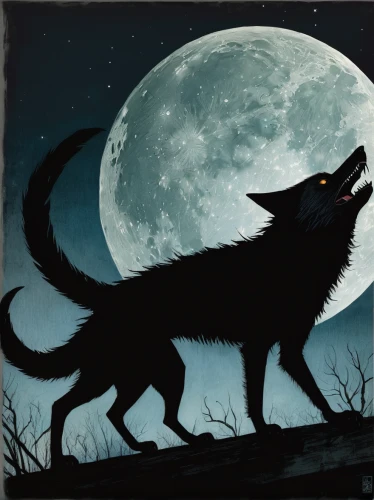 werewolves,werewolf,howling wolf,constellation wolf,howl,black shepherd,wolfdog,wolf,wolfman,red wolf,gray wolf,full moon,wolves,european wolf,wolf hunting,two wolves,dog illustration,full moon day,wolf couple,canis lupus,Illustration,Realistic Fantasy,Realistic Fantasy 29