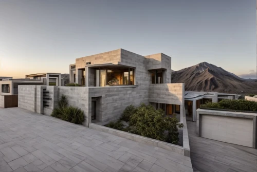 dunes house,roof landscape,modern architecture,modern house,cubic house,exposed concrete,luxury property,house in mountains,house in the mountains,concrete construction,flat roof,stucco wall,roof terrace,capetown,house roofs,luxury home,hause,roof top,beautiful home,landscape design sydney,Architecture,Villa Residence,Transitional,Postmodern Classicism