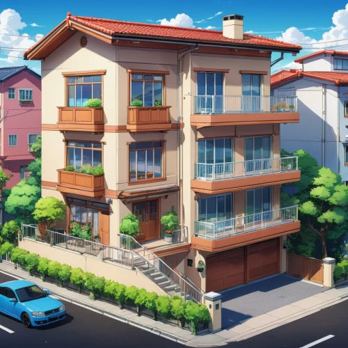 apartment house,apartment complex,sky apartment,apartment building,an apartment,shared apartment,apartments,apartment block,residential,houses clipart,apartment,townhouses,beautiful home,apartment buildings,residential area,residential property,tsumugi kotobuki k-on,frame house,neighborhood,luxury property,Illustration,Japanese style,Japanese Style 03