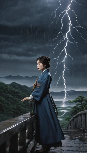 little girl in wind,thunderstorm mood,thunderstorm,storm,storying,woman thinking,thunderclouds,biblical narrative characters,monsoon,nature's wrath,typhoon,lightning storm,the storm of the invasion,strom,women's novels,digital compositing,thunder,photo manipulation,san storm,bad weather,Conceptual Art,Daily,Daily 13