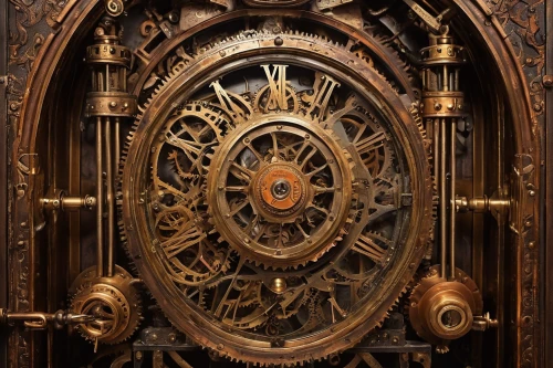 grandfather clock,longcase clock,clockmaker,astronomical clock,old clock,clockwork,clocks,clock,clock face,four o'clocks,time pointing,wall clock,hanging clock,tower clock,ornate pocket watch,time spiral,chronometer,pocket watch,clock hands,time machine,Illustration,Realistic Fantasy,Realistic Fantasy 13