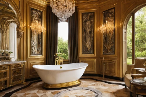 luxury bathroom,luxurious,luxury home interior,luxury,luxury property,bathtub,ornate room,luxury real estate,interior design,bath,gold stucco frame,art nouveau design,marble palace,tub,great room,casa fuster hotel,luxury hotel,napoleon iii style,gold lacquer,bathtub accessory,Art,Classical Oil Painting,Classical Oil Painting 21