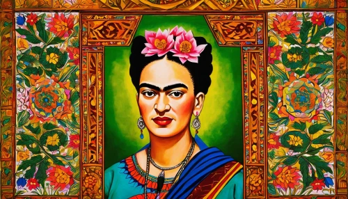 frida,khokhloma painting,rangoli,indian art,floral rangoli,radha,shakyamuni,vajrasattva,nityakalyani,jaya,wall painting,lakshmi,indian woman,bengalenuhu,saraswati veena,flower painting,asoka chakra,yogananda,sari,rebana,Art,Artistic Painting,Artistic Painting 31