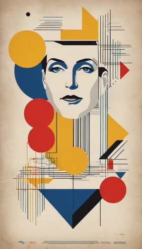 art deco woman,abstract retro,decorative figure,abstract cartoon art,cubism,mondrian,woman thinking,adobe illustrator,abstract design,head woman,art deco,woman face,woman's face,woman sitting,roy lichtenstein,girl-in-pop-art,illustrator,cool pop art,vintage art,advertising figure,Art,Artistic Painting,Artistic Painting 43