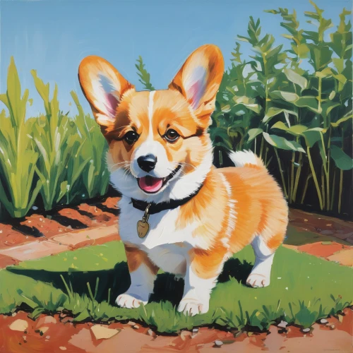 the pembroke welsh corgi,pembroke welsh corgi,welsh corgi pembroke,welsh corgi,corgi,corgis,cardigan welsh corgi,welsh corgi cardigan,welschcorgi,welsh cardigan corgi,corgi-chihuahua,corgi face,dog illustration,pet portrait,basenji,toy fox terrier,dog drawing,tenterfield terrier,australian collie,watercolor dog,Art,Artistic Painting,Artistic Painting 51