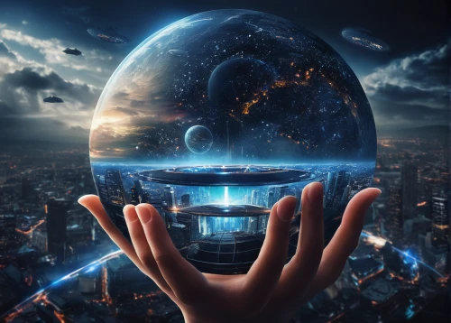 crystal ball-photography,crystal ball,glass sphere,lensball,cyberspace,photo manipulation,waterglobe,virtual world,photomanipulation,parallel worlds,sci fiction illustration,futuristic landscape,science fiction,heliosphere,3d fantasy,other world,financial world,science-fiction,glass ball,sphere,Photography,Documentary Photography,Documentary Photography 26