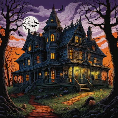 witch's house,witch house,halloween poster,the haunted house,halloween illustration,haunted house,halloween background,halloween scene,halloween wallpaper,halloween paper,halloween and horror,haunted castle,halloween ghosts,ghost castle,creepy house,haunted,house silhouette,halloween border,lonely house,houses clipart,Conceptual Art,Daily,Daily 23