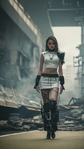 post apocalyptic,croft,wasteland,streampunk,kantai collection sailor,apocalyptic,cosplay image,fallout,cyberpunk,fallout4,heavy construction,scrapyard,steampunk,roller derby,mad max,scrap dealer,industrial smoke,smoke background,digital compositing,pubg mascot