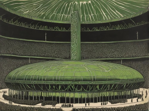 titan arum,cooling tower,coliseum,stadium falcon,dome roof,baseball stadium,baseball drawing,chloroplasts,palm house,greenhouse cover,soccer-specific stadium,colloseum,ballpark,dome,cosmos field,green mamba,forest ground,the palm house,greenhouse,tempodrom,Illustration,Black and White,Black and White 23
