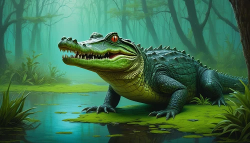 crocodile,alligator,gator,little crocodile,aligator,marsh crocodile,crocodilian,missisipi aligator,little alligator,crocodilia,alligators,muggar crocodile,croc,freshwater crocodile,philippines crocodile,fake gator,alligator mississipiensis,crocodilian reptile,iguanidae,saurian,Illustration,Realistic Fantasy,Realistic Fantasy 18