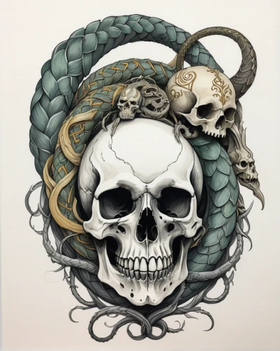 skull illustration,skull drawing,skull bones,skull and crossbones,skulls,skull sculpture,skulls and,skull and cross bones,skull racing,serpent,animal skull,skull with crown,skull allover,skulls bones,skull rowing,snake's head,death's head,memento mori,skeleton key,medusa,Illustration,Black and White,Black and White 02