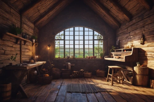 apothecary,rustic,victorian kitchen,wooden windows,vintage kitchen,attic,tavern,wooden beams,country cottage,the kitchen,kitchen interior,the cabin in the mountains,kitchen,laundry room,croft,hobbiton,collected game assets,log home,wooden hut,blacksmith,Photography,Documentary Photography,Documentary Photography 16
