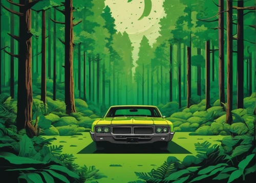 pontiac tempest,pontiac ventura,pontiac,volvo 164,oldsmobile 442,camaro,travel poster,forests,the forests,chrysler,volvo 440,porsche 914,datsun 510,forest,pontiac montana,pontiac aztek,forest background,retro car,cartoon forest,forest road,Illustration,American Style,American Style 10