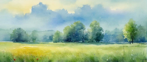 meadow in pastel,watercolor background,meadow landscape,watercolor,salt meadow landscape,watercolor paint,watercolor pine tree,watercolour,watercolor painting,small meadow,summer meadow,meadow,watercolor texture,watercolor blue,rain field,spring meadow,small landscape,green meadow,meadow and forest,foggy landscape,Art,Classical Oil Painting,Classical Oil Painting 18