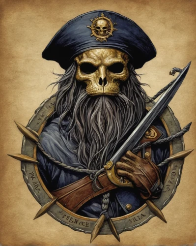 pirate,naval officer,nautical banner,pirates,seafarer,jolly roger,usn,pirate treasure,east indiaman,pirate flag,piracy,galleon,skull and crossbones,key-hole captain,compass rose,united states navy,navy,usmc,nautical clip art,skull and cross bones,Illustration,Realistic Fantasy,Realistic Fantasy 14