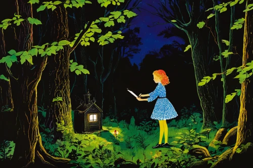 fireflies,fairy tales,children's fairy tale,book illustration,alice in wonderland,fairy tale,enchanted forest,fairytales,fairy forest,ballerina in the woods,a fairy tale,fairy tale character,the girl in nightie,faerie,firefly,forest of dreams,a collection of short stories for children,fairy door,girl with tree,fairytale,Photography,Fashion Photography,Fashion Photography 24