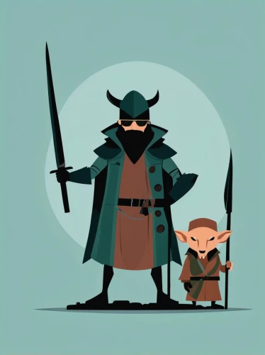 warrior and orc,vector illustration,dwarves,biblical narrative characters,samurai,vector art,vikings,monks,nomads,dad and son,swordsmen,ninjas,game illustration,guards of the canyon,samurai fighter,father and son,kids illustration,defense,aa,halloween vector character,Illustration,Vector,Vector 01