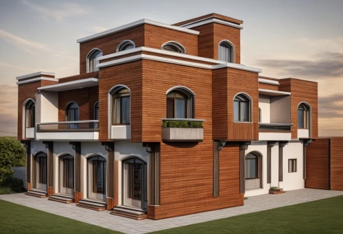 build by mirza golam pir,3d rendering,two story house,islamic architectural,architectural style,residential house,frame house,wooden facade,house of allah,stucco frame,model house,exterior decoration,modern house,gold stucco frame,house shape,classical architecture,cubic house,house with caryatids,prefabricated buildings,large home,Architecture,Villa Residence,Modern,None