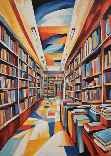 book wall,bookshelves,bookshop,bookstore,books,bookshelf,book store,library,the books,bookcase,reading room,books pile,library book,bookselling,book pages,vintage books,university library,bibliology,digitization of library,study room,Conceptual Art,Oil color,Oil Color 24