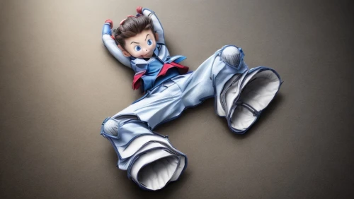 pinocchio,lupin,disney character,geppetto,elf on a shelf,tinker,marionette,3d figure,cartoon doctor,pierrot,rubber doll,cute cartoon character,lilo,jiminy cricket,walt disney,flip (acrobatic),paper art,syndrome,alice in wonderland,bodypainting,Common,Common,Commercial