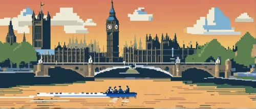 pixel art,tower bridge,thames,river thames,city skyline,travel poster,regatta,thames trader,big ben,8bit,landmarks,bridges,pixelgrafic,paris clip art,london bridge,city moat,rowers,city of london,city panorama,city,Unique,Pixel,Pixel 01