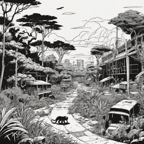 jungle,tropical jungle,biome,rainforest,palm house,garden of plants,exotic plants,conservatory,cartoon forest,rain forest,greenhouse,the palm house,zoo,winter garden,concept art,pond plants,animal lane,terrarium,the old botanical garden,botanic,Illustration,Vector,Vector 11