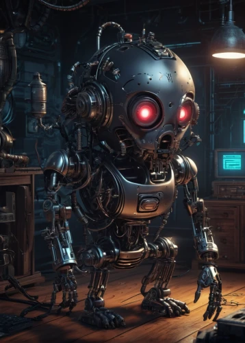 cybernetics,industrial robot,steampunk,robotics,sci fiction illustration,fallout4,chat bot,robots,robot combat,robotic,robot,clockmaker,robot eye,biomechanical,minibot,machines,cyberpunk,robot in space,robot icon,game illustration,Conceptual Art,Sci-Fi,Sci-Fi 09
