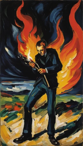 violinist,concertmaster,fire artist,uilleann pipes,solo violinist,violinist violinist,violin player,fiddler,man with saxophone,vincent van gogh,orchesta,violist,vincent van gough,musician,playing the violin,man holding gun and light,violin,cavaquinho,violinist violinist of the moon,violinists,Art,Artistic Painting,Artistic Painting 37