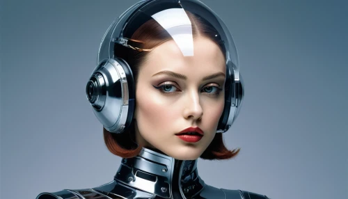 cybernetics,cyborg,droid,head woman,sci fi,futuristic,hair iron,art deco woman,scifi,biomechanical,sci-fi,sci - fi,telephone operator,headset,robot icon,sci fiction illustration,headset profile,ai,streampunk,wireless headset,Photography,Fashion Photography,Fashion Photography 20