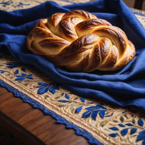 challah,pane carasau,kolach,cuban pastry,flaky pastry,danish pastry,palmiers,kanelbullar,jewish cuisine,börek,puff pastry,pan de muerto,shabbat candles,spanakopita,babka,khachapuri,couronne-brie,sfogliatelle,croissantes,salt pretzels,Photography,General,Natural