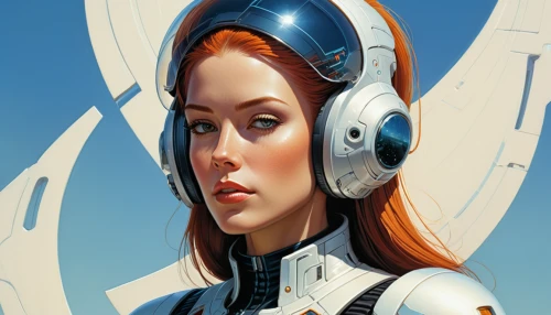 sci fiction illustration,droid,vector girl,valerian,sci fi,droids,robot icon,cyborg,scifi,headset,cybernetics,detail shot,sci-fi,sci - fi,headset profile,princess leia,bb8-droid,spacesuit,cg artwork,aquanaut,Conceptual Art,Sci-Fi,Sci-Fi 21