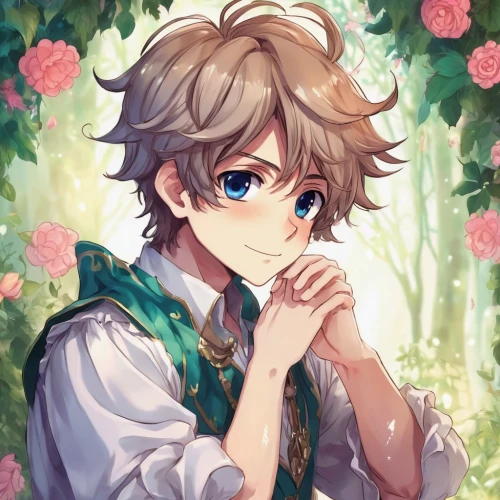 hydrangea background,floral background,forest clover,frog prince,holding flowers,romantic portrait,lilly of the valley,springtime background,lily of the field,flower background,blooming wreath,4-leaf clover,picking flowers,blossoms,everlasting flowers,flowers celestial,flower crown,apple blossoms,hydrangea,flower fairy,Illustration,Realistic Fantasy,Realistic Fantasy 02