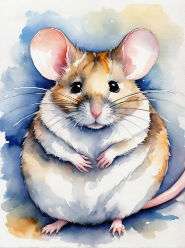 white footed mouse,grasshopper mouse,rodentia icons,gerbil,hamster,white footed mice,color rat,ratatouille,chinchilla,lab mouse icon,kangaroo rat,degu,wood mouse,field mouse,dormouse,rat,meadow jumping mouse,rodent,rataplan,pet portrait,Illustration,Paper based,Paper Based 11