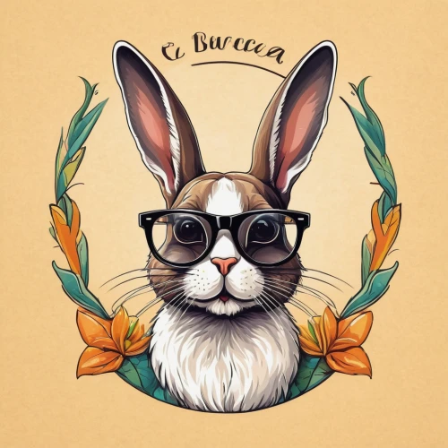retro easter card,easter card,easter bunny,easter theme,hipster,no ear bunny,easter rabbits,deco bunny,easter background,bunny,brown rabbit,illustrator,jack rabbit,peter rabbit,domestic rabbit,european rabbit,rabbit ears,cottontail,vector illustration,hipsters,Conceptual Art,Daily,Daily 34