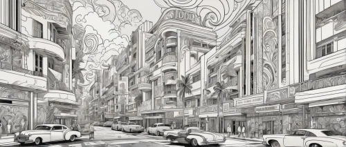 souq,harrods,the cairo,grand bazaar,the boulevard arjaan,riad,iranian architecture,cairo,narrow street,damascus,coloring page,souk,gaudí,chrysler fifth avenue,city scape,mono-line line art,art deco,heliopolis,street scene,mono line art,Illustration,Black and White,Black and White 05