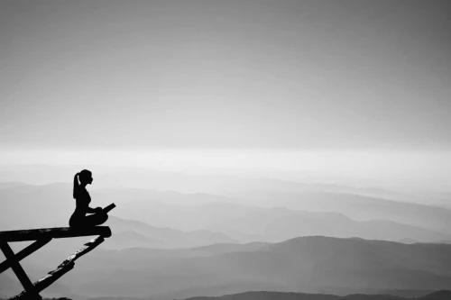 solitude,loneliness,towards the top of man,perched on a wire,heavenly ladder,to be alone,viewpoint,blackandwhitephotography,at the top,mountain climber,silhouette of man,mountaineering,summit,perched,high seat,silhouette against the sky,climb,man silhouette,jacob's ladder,climbing to the top,Illustration,Black and White,Black and White 33